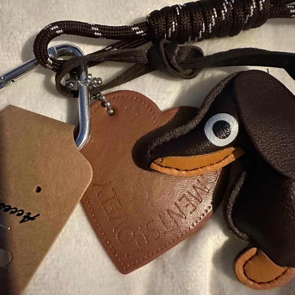 Brown Dachshund Kids Bag Charm - Picture 2 of 5